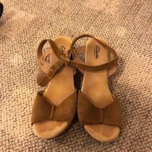 Gently Worn Clark Sandles